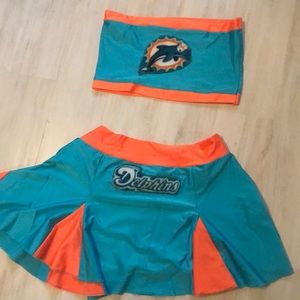 Dolphins cheerleader uniform
